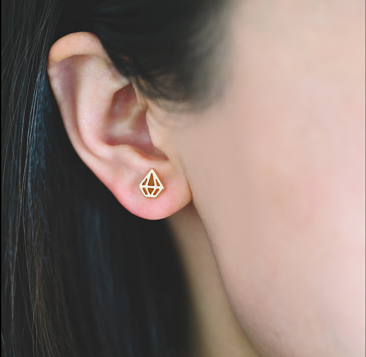 Size guide of earring
