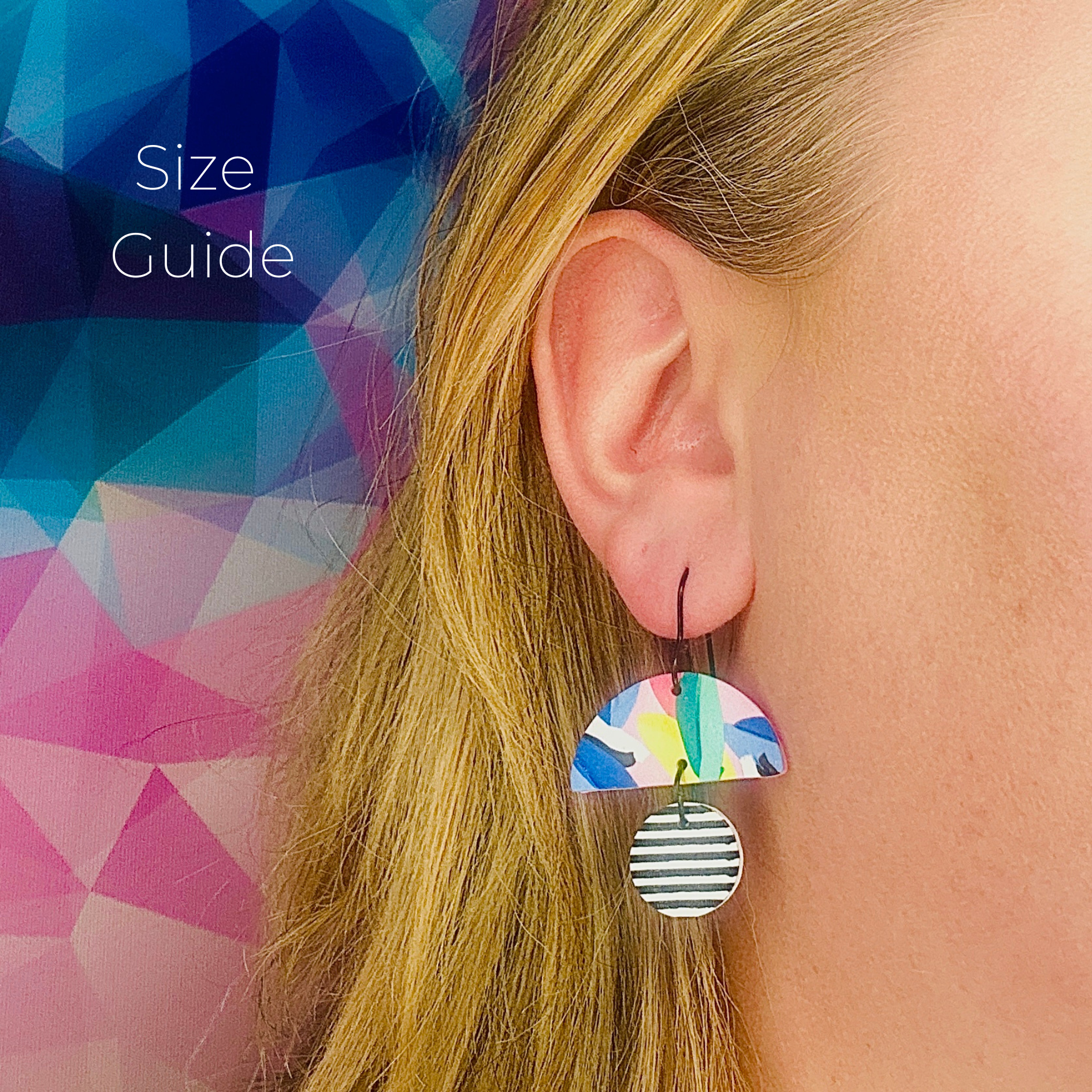 Size guide on a person