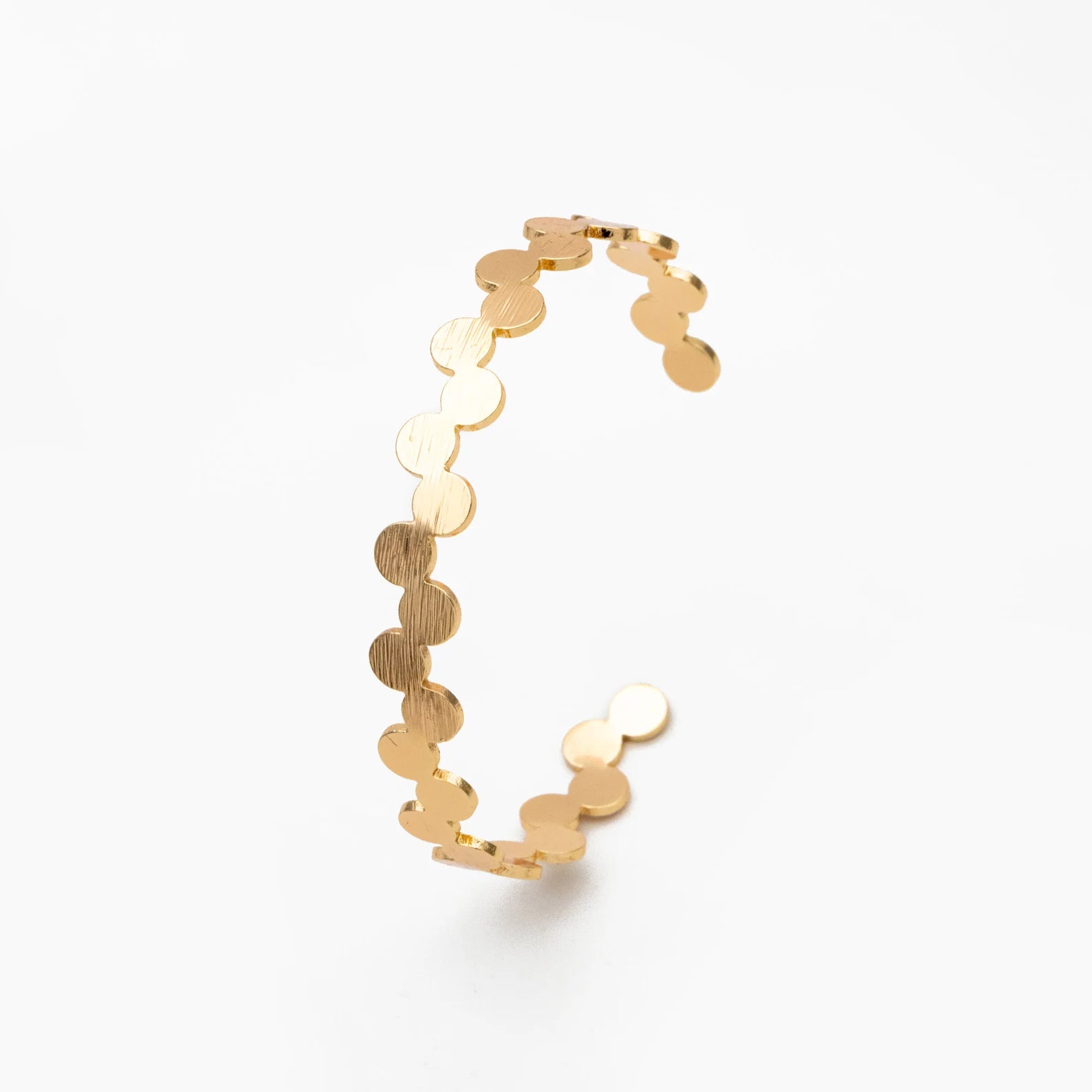 Gold plate bangle 