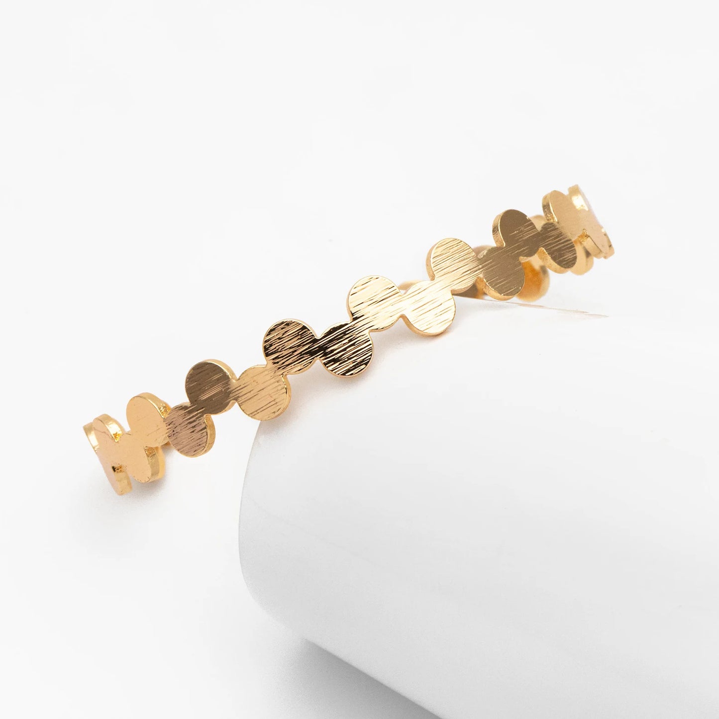 Gold plate bangle 