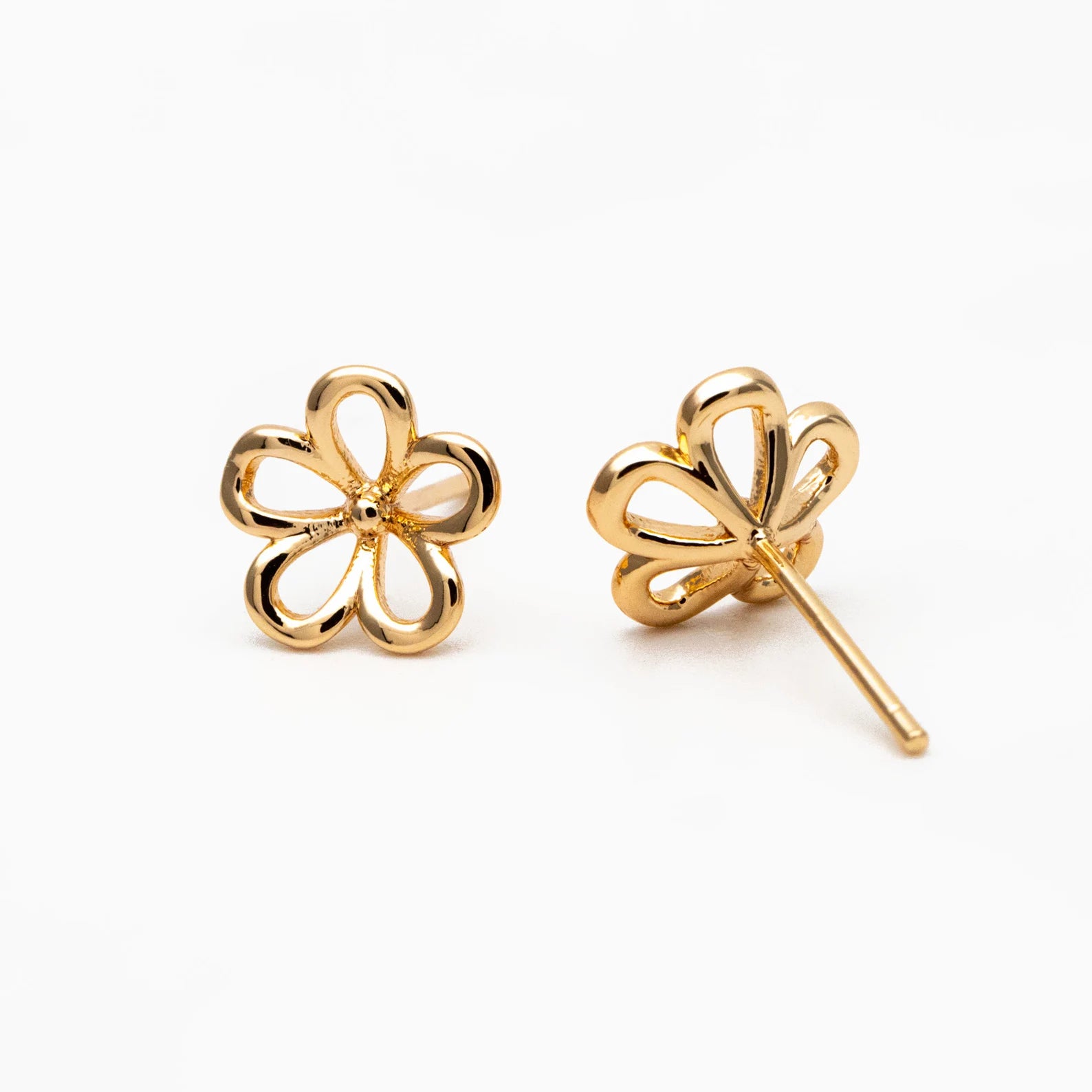 Flower earring studs