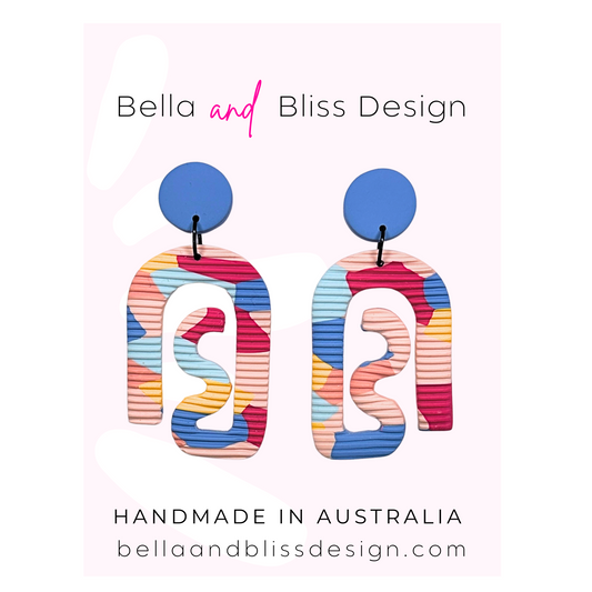 Pattern earrings